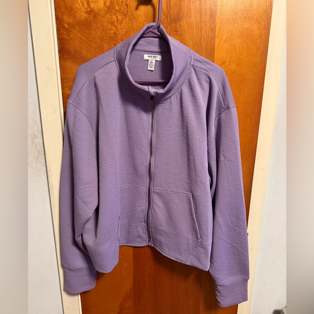 Nine West Active Plus Size Lavender Jacket